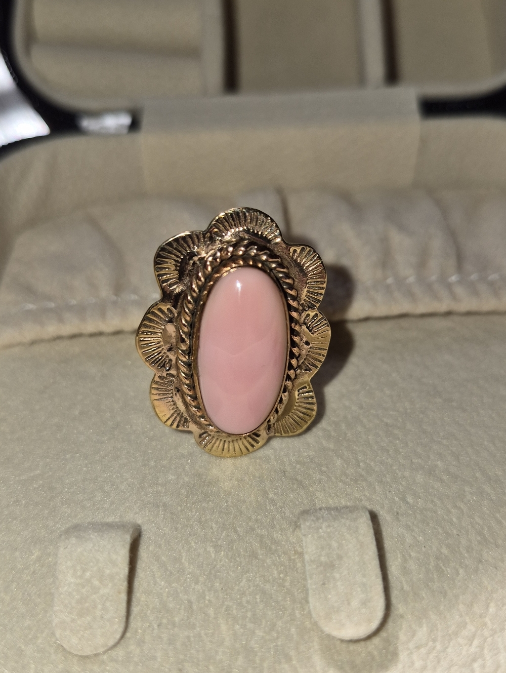 Pink Conch Copper Ring - Picture 5 of 5
